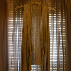 Grey long vest